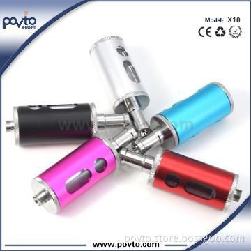 Newest X10 atomizer in health electronics cigarette kit